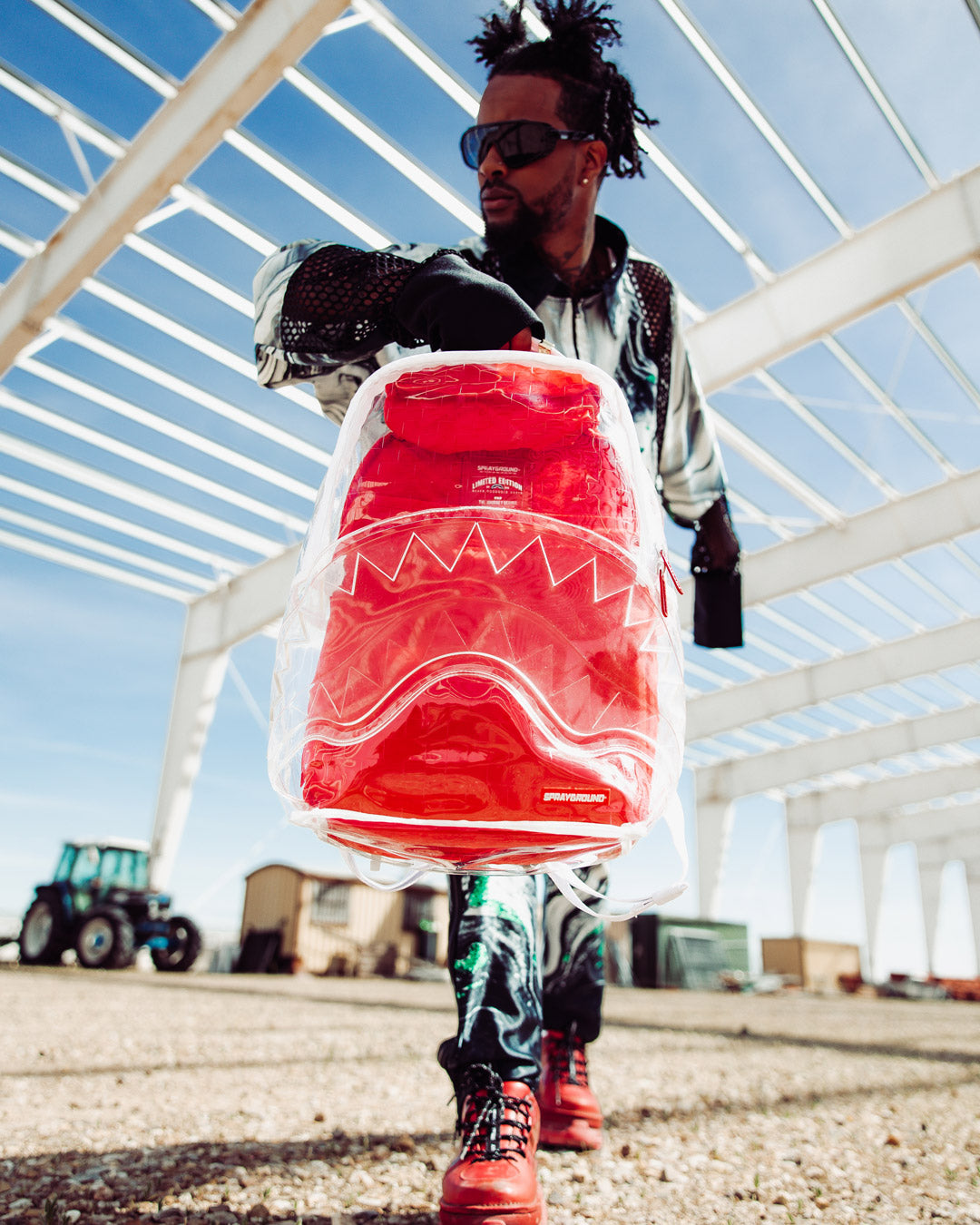 SHARKS IN PARIS CLARITY BACKPACK