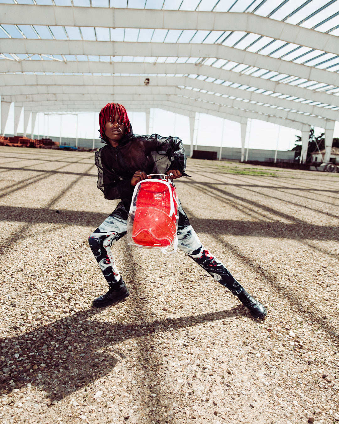 SHARKS IN PARIS CLARITY BACKPACK