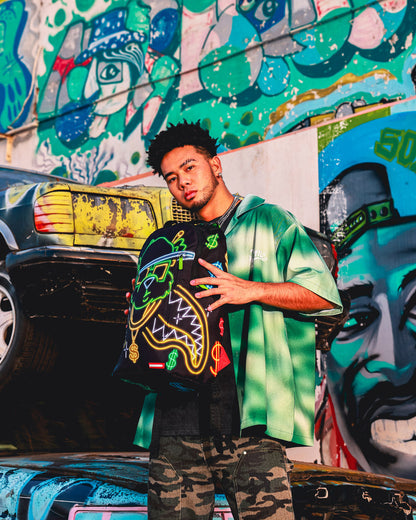 MONEY BEAR CITY LIGHTS BACKPACK