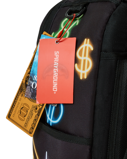 MONEY BEAR CITY LIGHTS BACKPACK