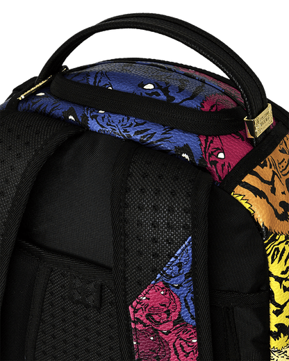 TIGER ROAR GOLD PLATED BACKPACK
