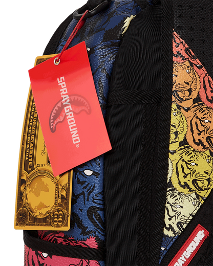 TIGER ROAR GOLD PLATED BACKPACK