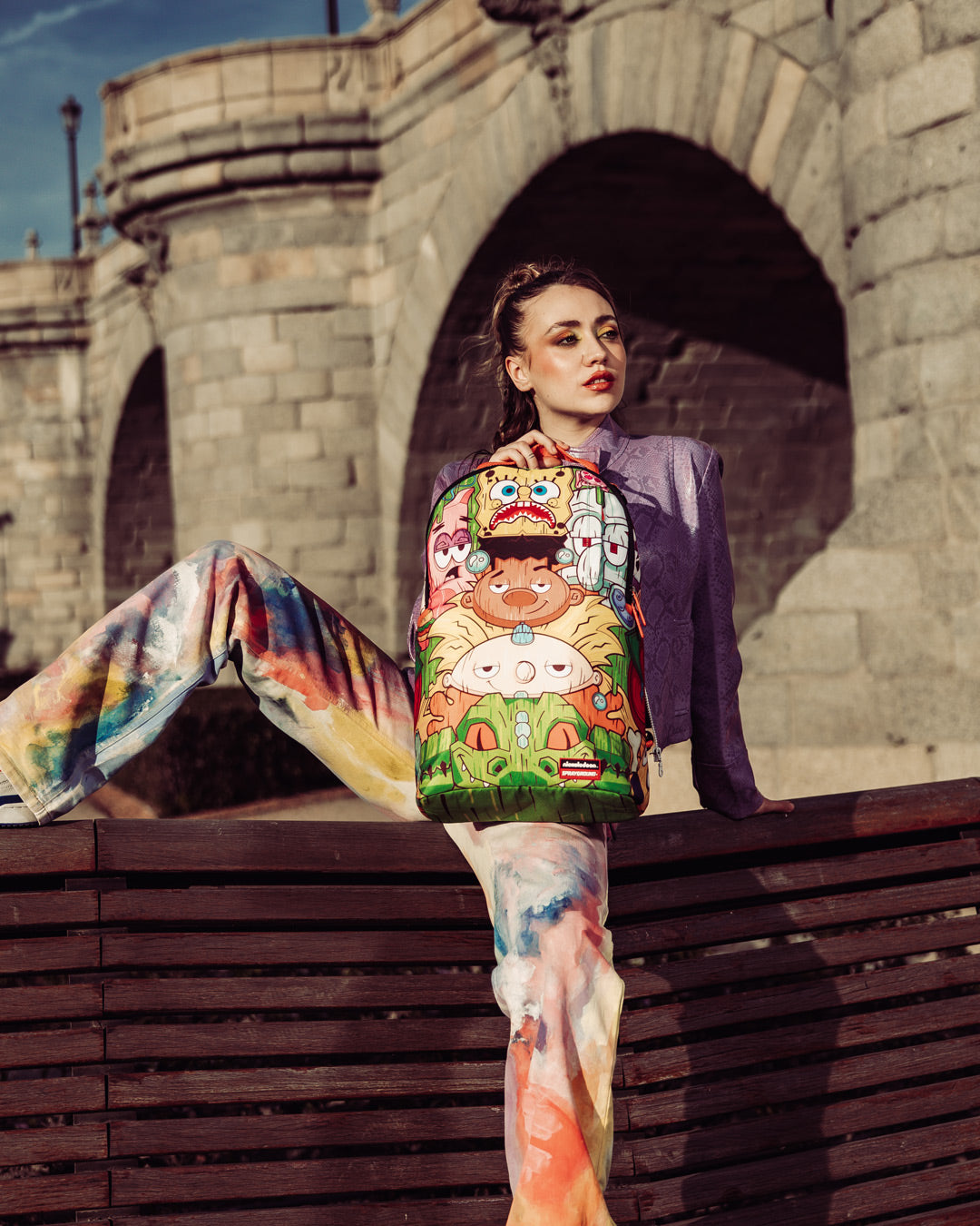 NICKELODEON STACK EM UP BACKPACK