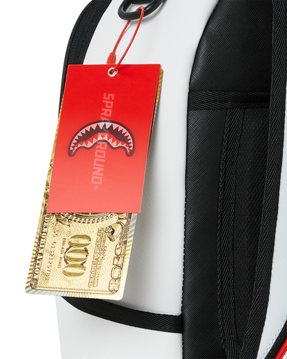 SHARK CENTRAL SPLIT BACKPACK BLK/WHT (DLXV)