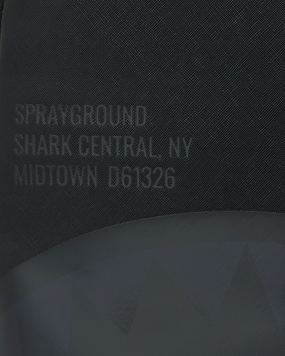 SHARK CENTRAL (BLK ON BLK) BACKPACK (DLXV)