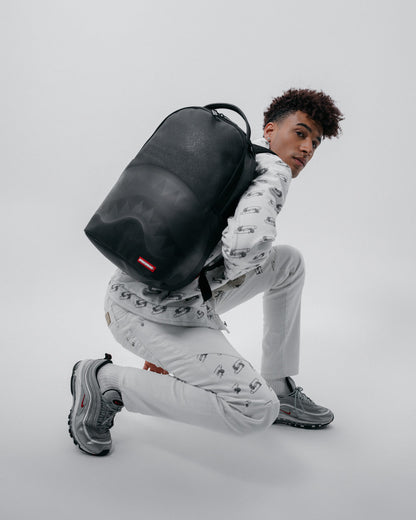 SHARK CENTRAL (BLK ON BLK) BACKPACK (DLXV)