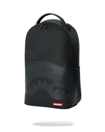 SHARK CENTRAL (BLK ON BLK) BACKPACK (DLXV)