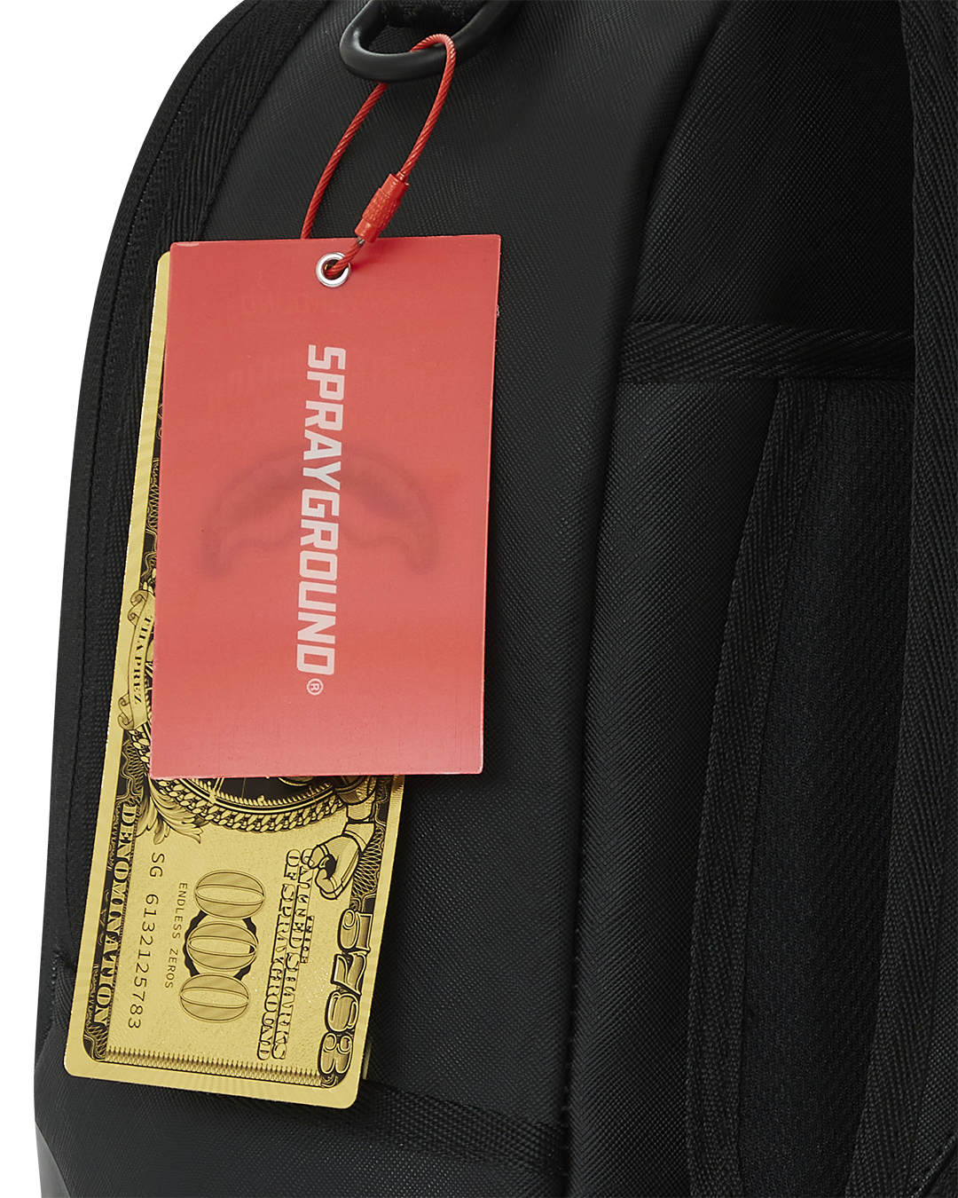 SHARK CENTRAL (BLK ON BLK) BACKPACK (DLXV)