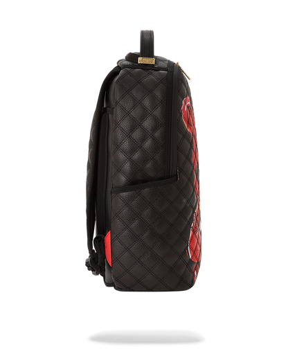 QUILT HAND PAINTED DIABLO BEAR BACKPACK (DLXV)