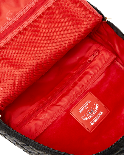 QUILT HAND PAINTED DIABLO BEAR BACKPACK (DLXV)