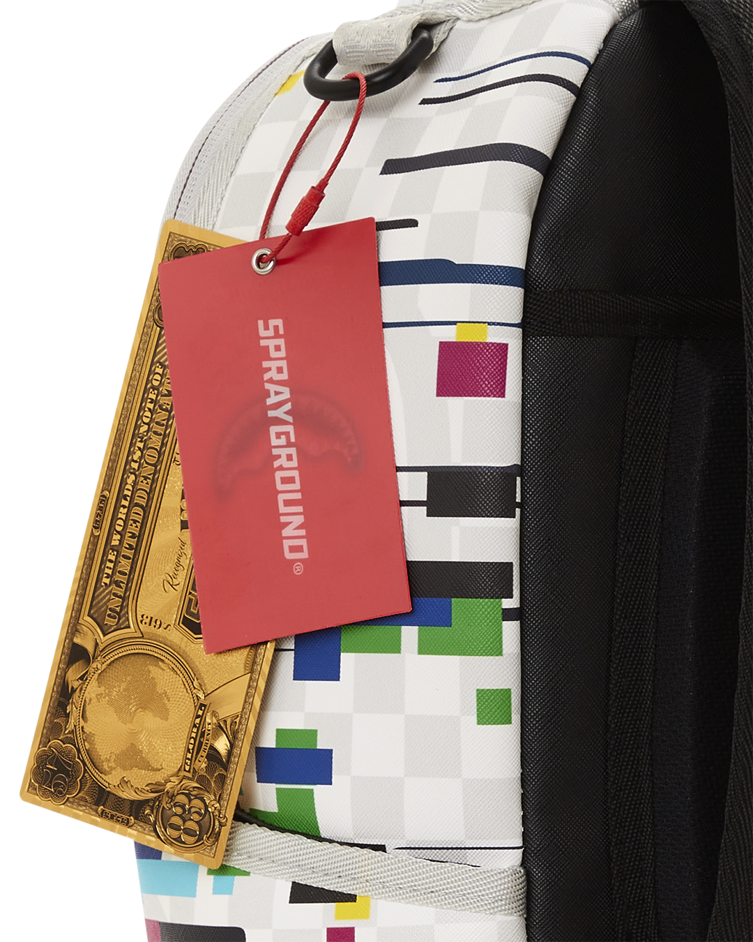 SHARKS IN PARIS GLITCH RIDER BACKPACK (DLXV)