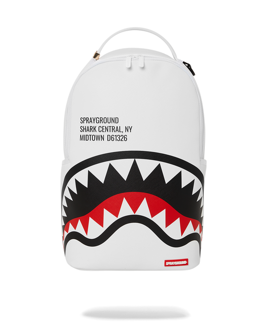 SHARK CENTRAL (WHT) BACKPACK (DLXV)
