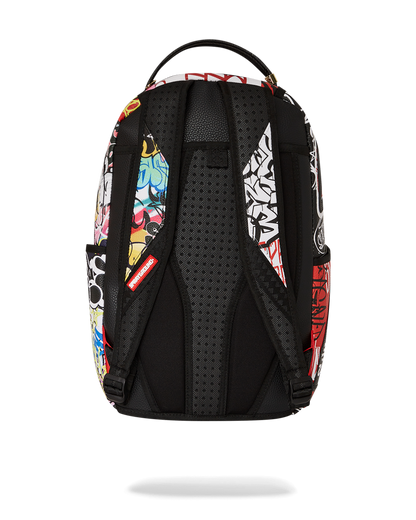 TRI-SPLIT GRAFFITI BACKPACK (DLXV)