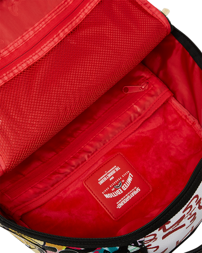 TRI-SPLIT GRAFFITI BACKPACK (DLXV)