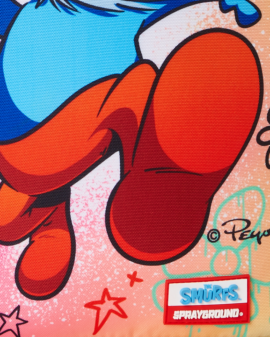 PAPA SMURF ON THE RUN BACKPACK