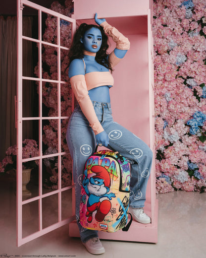 PAPA SMURF ON THE RUN BACKPACK