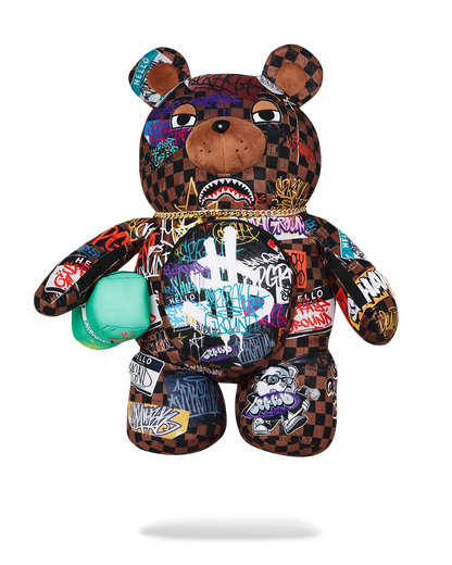 SHARKS IN PARIS THE RIZZ MONEYBEAR TEDDYBEAR BACKPACK