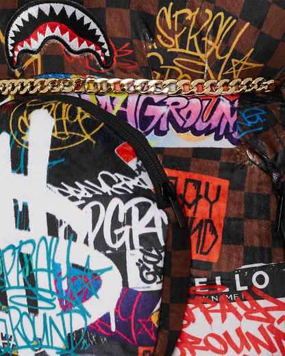 SHARKS IN PARIS THE RIZZ MONEYBEAR TEDDYBEAR BACKPACK