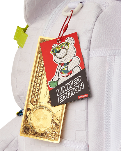 SHOW UP SHOW OUT MONEYBEAR TEDDYBEAR BACKPACK