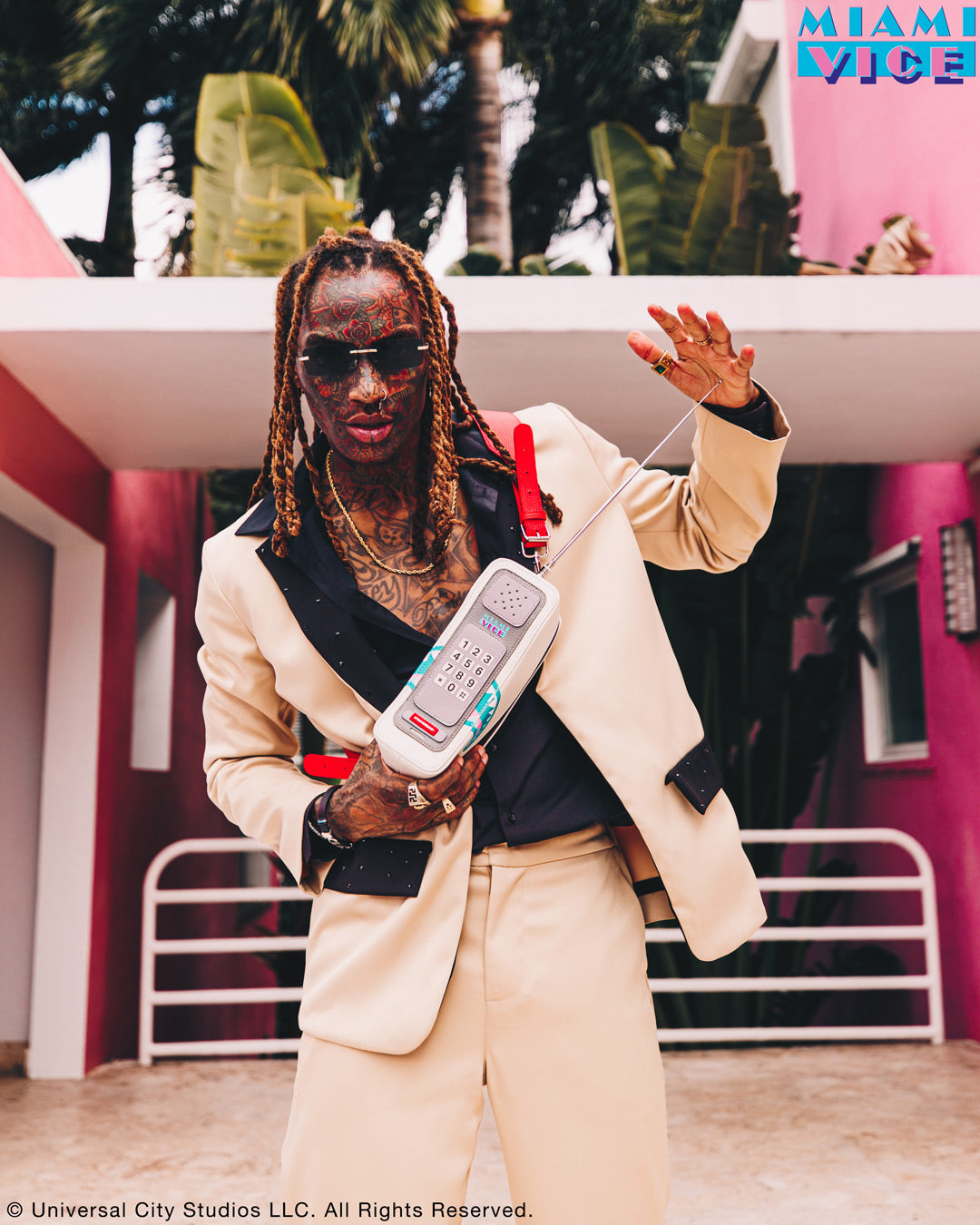 MIAMI VICE CELLPHONE BACKPACK