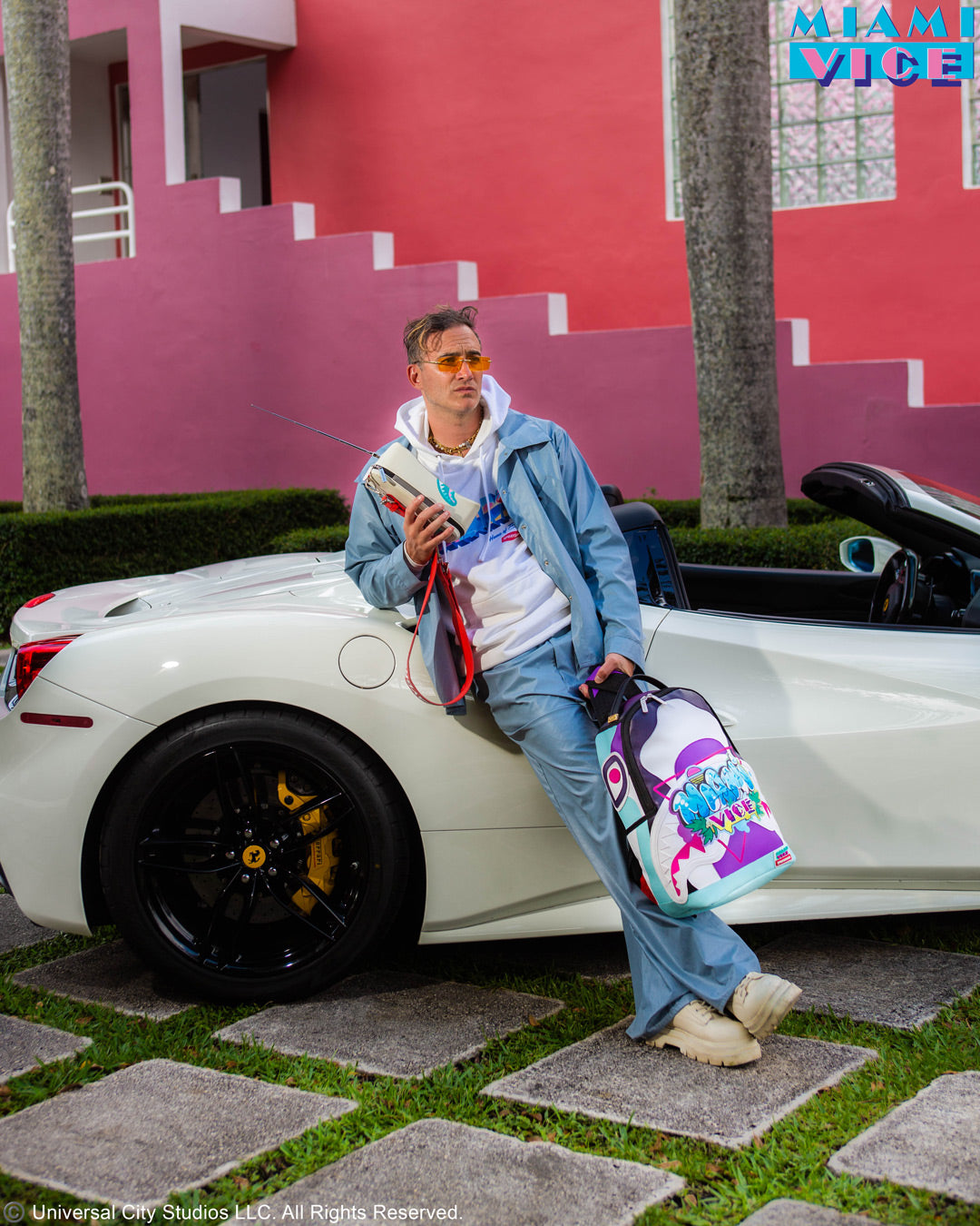 MIAMI VICE CELLPHONE BACKPACK