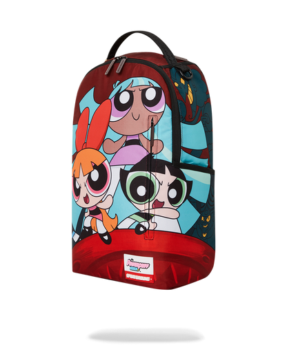 POWERPUFF GIRLS NEVER BACK DOWN BACKPACK