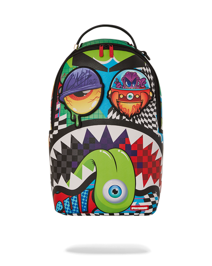 PSYCHO WORLD OF FUN BACKPACK (WITH REMOVABLE VELCRO EYE PATCHES)
