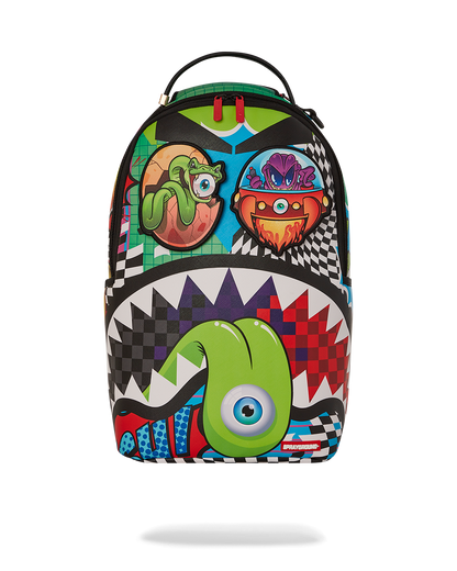 PSYCHO WORLD OF FUN BACKPACK (WITH REMOVABLE VELCRO EYE PATCHES)