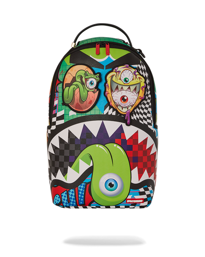 PSYCHO WORLD OF FUN BACKPACK (WITH REMOVABLE VELCRO EYE PATCHES)