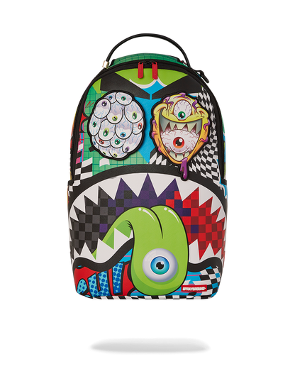 PSYCHO WORLD OF FUN BACKPACK (WITH REMOVABLE VELCRO EYE PATCHES)