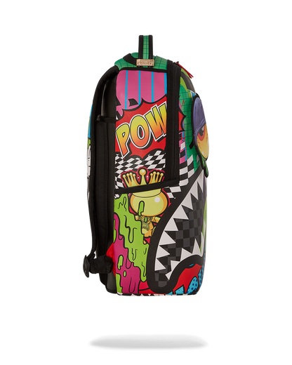 PSYCHO WORLD OF FUN BACKPACK (WITH REMOVABLE VELCRO EYE PATCHES)