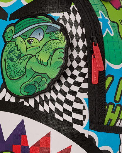 PSYCHO WORLD OF FUN BACKPACK (WITH REMOVABLE VELCRO EYE PATCHES)
