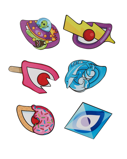 MAD SCIENTIST (6 REMOVABLE EYES) BACKPACK