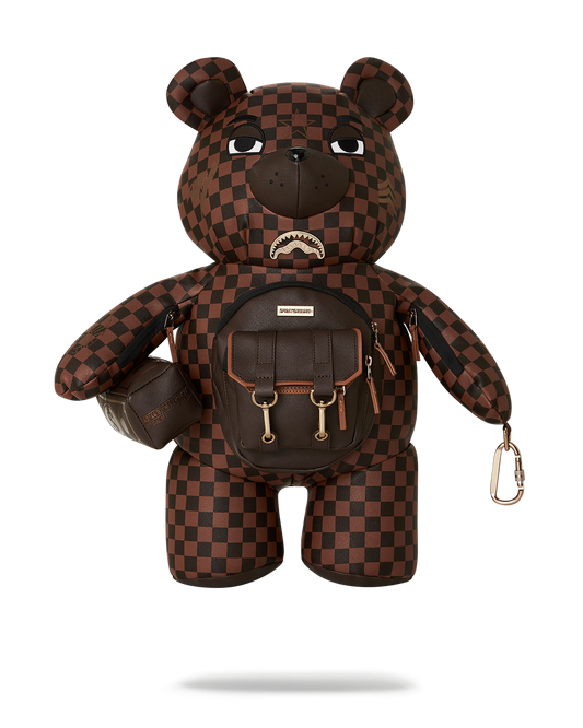 CHECKMATE ROYALE MONEYBEAR TEDDYBEAR BACKPACK