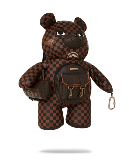 CHECKMATE ROYALE MONEYBEAR TEDDYBEAR BACKPACK