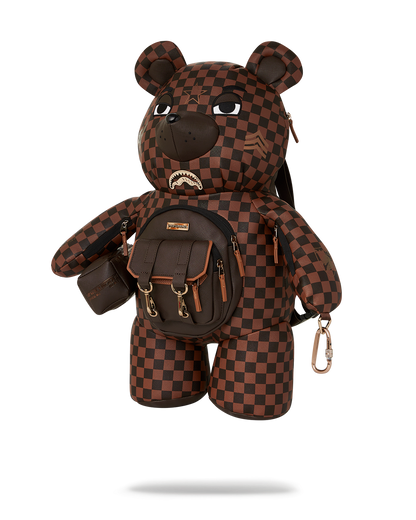 CHECKMATE ROYALE MONEYBEAR TEDDYBEAR BACKPACK
