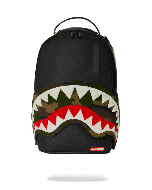 VELCRO SHARK - 3 INTERCHANGEABLE SHARKS BACKPACK (DLXV)