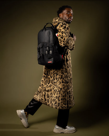 VELCRO SHARK - 3 INTERCHANGEABLE SHARKS BACKPACK (DLXV)