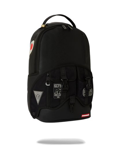 VELCRO SHARK - 3 INTERCHANGEABLE SHARKS BACKPACK (DLXV)