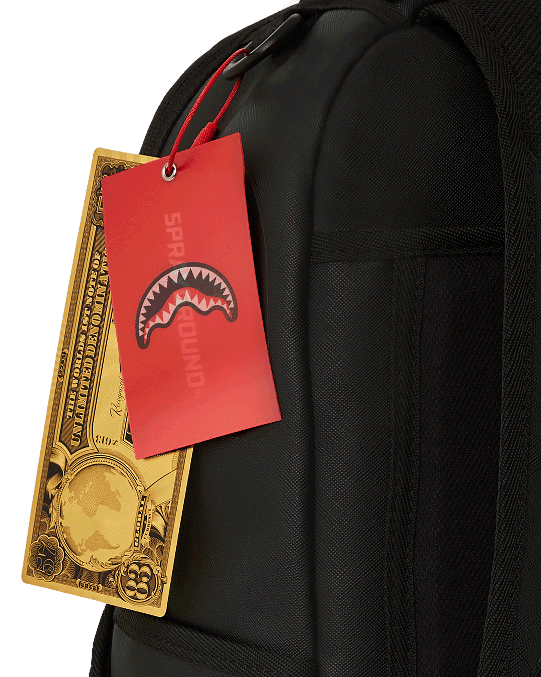VELCRO SHARK - 3 INTERCHANGEABLE SHARKS BACKPACK (DLXV)