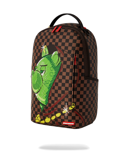 MONEY BEAR DEEP IN THOUGHT BACKPACK