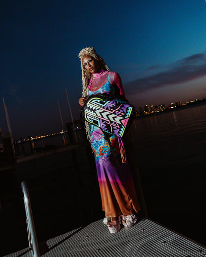 A.I. PATH TO THE FUTURE III BACKPACK - SANDFLOWER COLLAB (GLOW IN THE DARK)