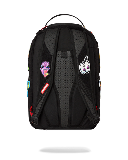 TRANCE PARTY PATCHES BACKPACK (23 VELCRO REMOVABLE PATCHES)