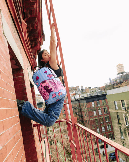PINK PANTHER CITY STREETS DLXSR BACKPACK