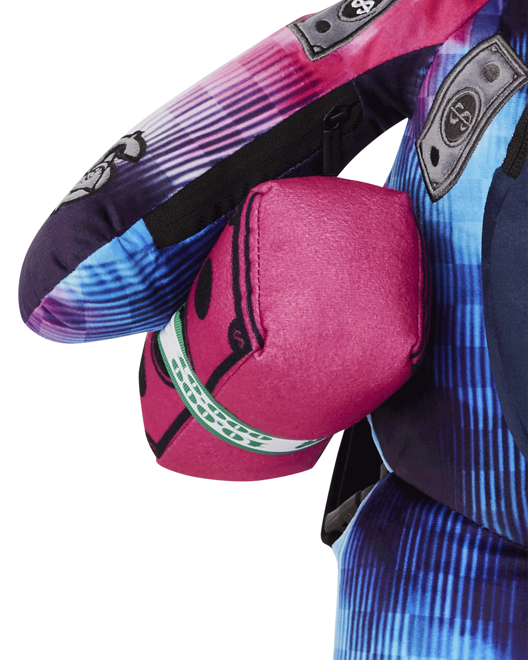 SHARKCLUB ELECTRONICA MONEYBEAR TEDDYBEAR BACKPACK