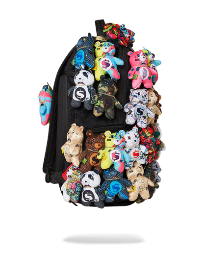 PACK OF BEARS REAL PLUSH BEARS RUNWAY PIECE BACKPACK - SUPER EXCLUSIVE