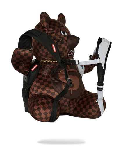 BEAR WEARING BACKPACK AS A BACKPACK