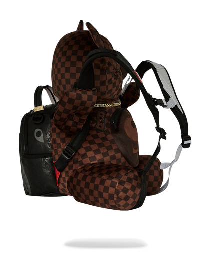 BEAR WEARING BACKPACK AS A BACKPACK