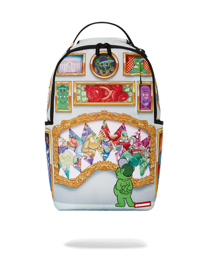 MONEYBEAR ART CRITIQUE BACKPACK