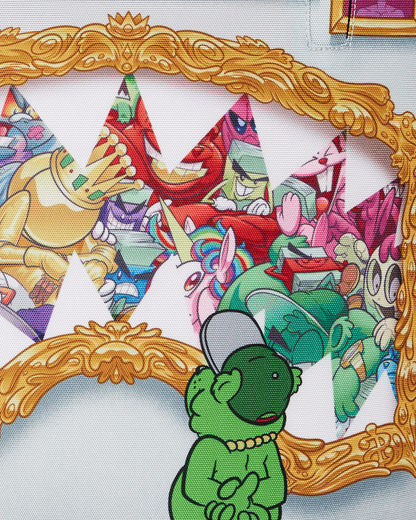 MONEYBEAR ART CRITIQUE BACKPACK